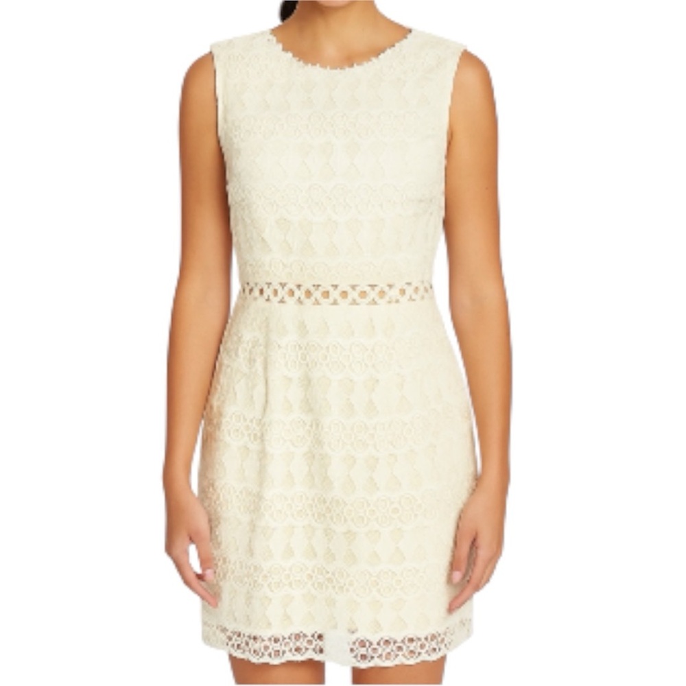 Lulu’s NWT cream lace sheath dress size medium